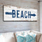 Shore Direction Arrow Beach Sign II