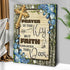 Prayer Is The Key But Faith Unlocks The Door Faith Sign IV