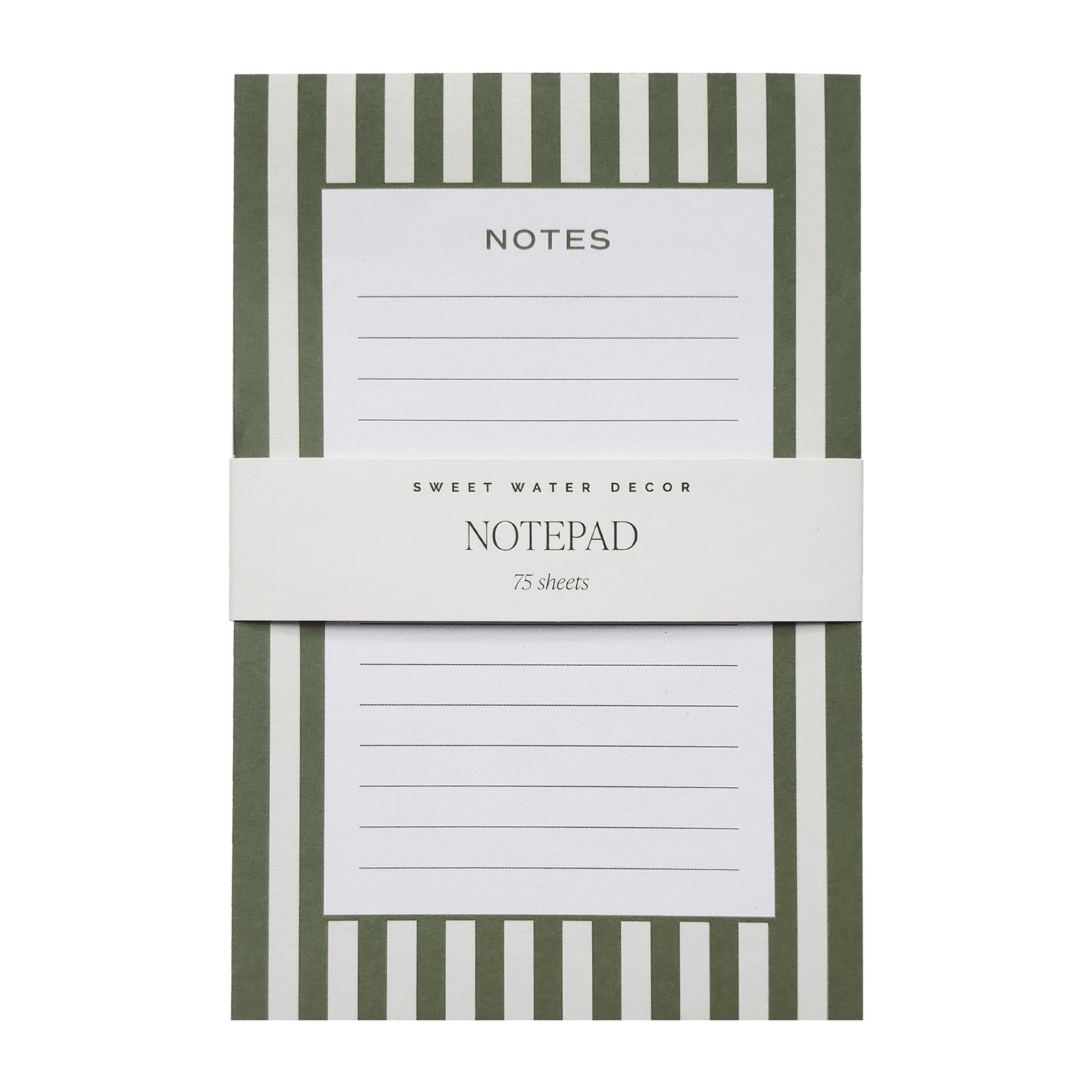 Striped Notepad