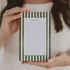 Striped Notepad