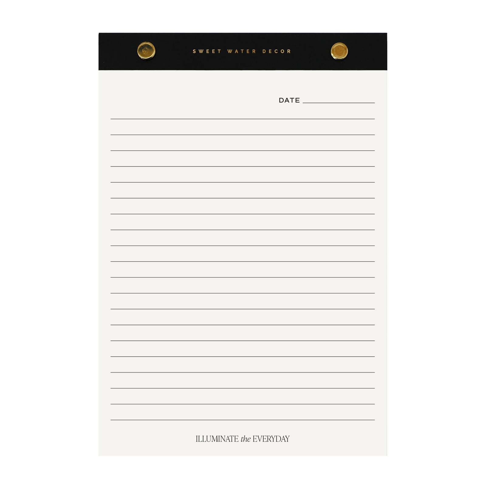 Gold Rivet Basic Notepad