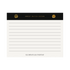 Small Gold Rivet Basic Notepad