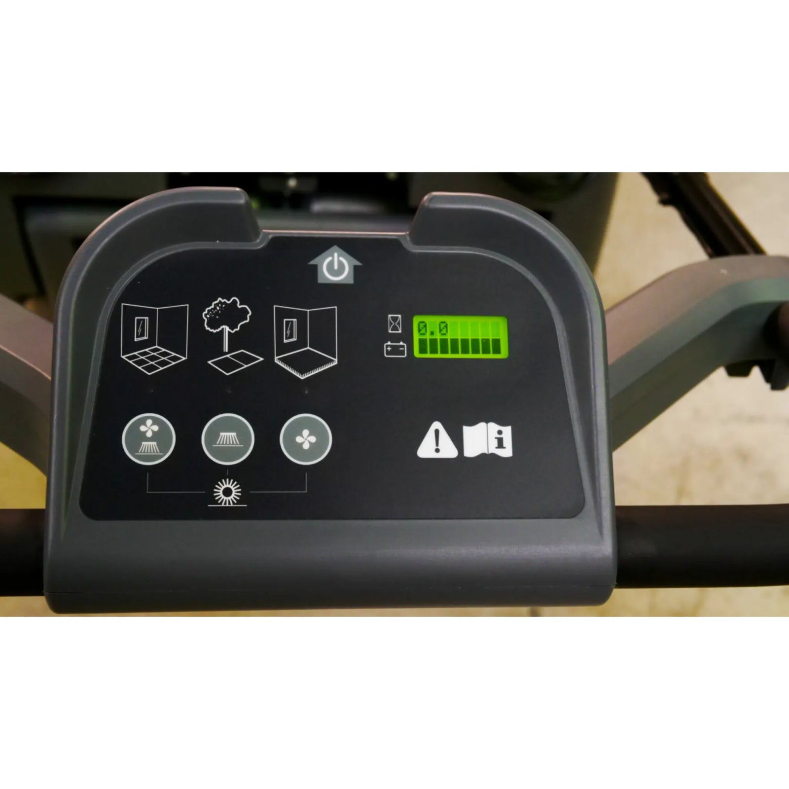 NaceCare 26″ Battery Walk-Behind Sweeper – Vacuum System + Single Side Broom