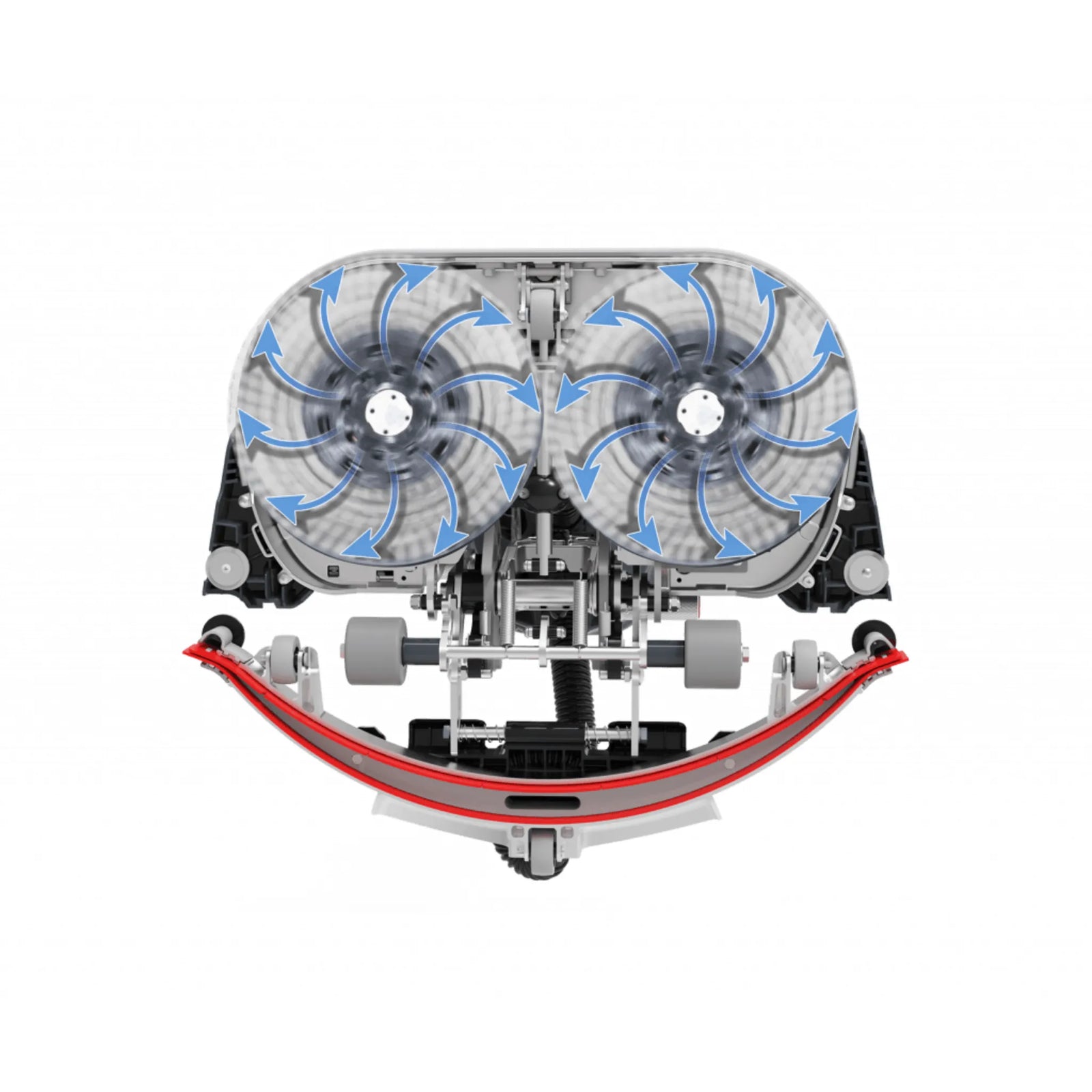 NaceCare 18″ Ultra Compact Scrubber – 1 NX1K Battery + NyloScrub Brush