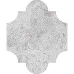 San Felipe Silver light Honed 8"x9 3/4" Marble Waterjet Decos