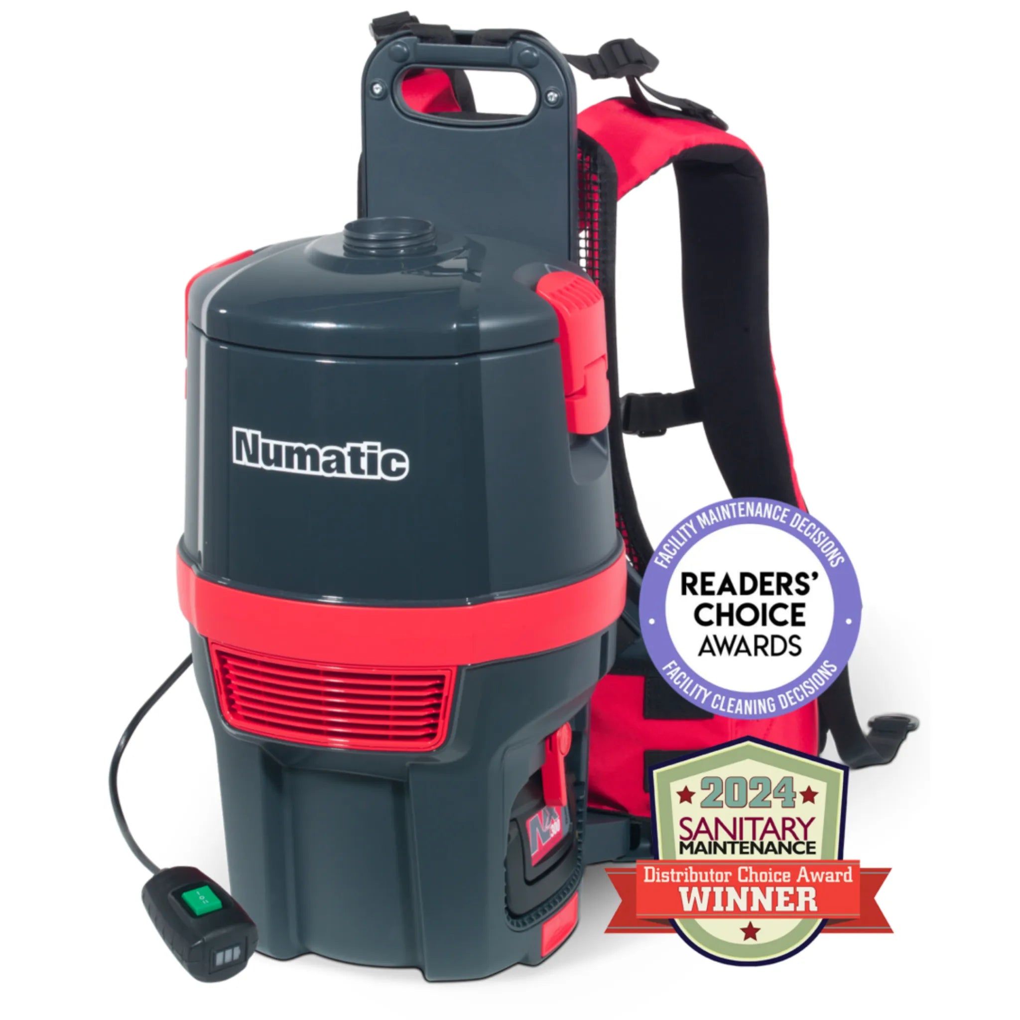 NaceCare Latitude Battery Backpack Vacuum RBV 150NX with Combination Floor Tool Kit