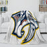 Nashville Predators Blanket Flannel Throw Kids Room Decoration