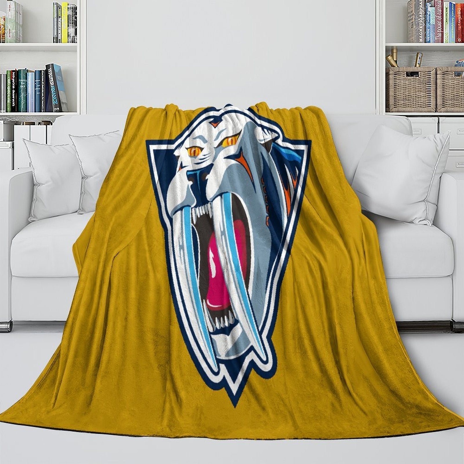 Nashville Predators Blanket Flannel Throw Kids Room Decoration