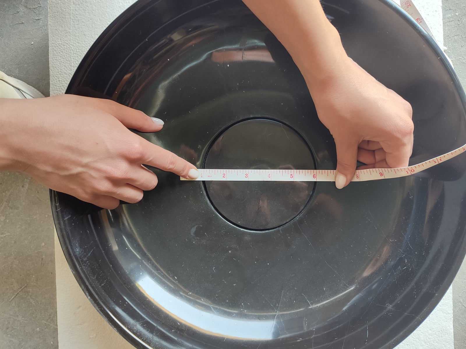 Natural Stone Toros Black Marble Above Counter Vessel Sink Polished (D)16