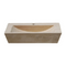 Natural Stone Light Travertine Rectangular Farmhouse Sink (L)20" (W)16" (H)4"