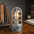 Raw Industrial Cage Lamp with Edison Bulb - The Mythic Cage
