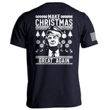 Make Christmas Great Again Trump Sweater Print - T-Shirt