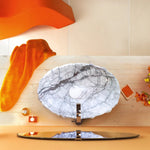 New York Marble Artistic Vessel Sink Polished (W)16" (L)26" (H)5"