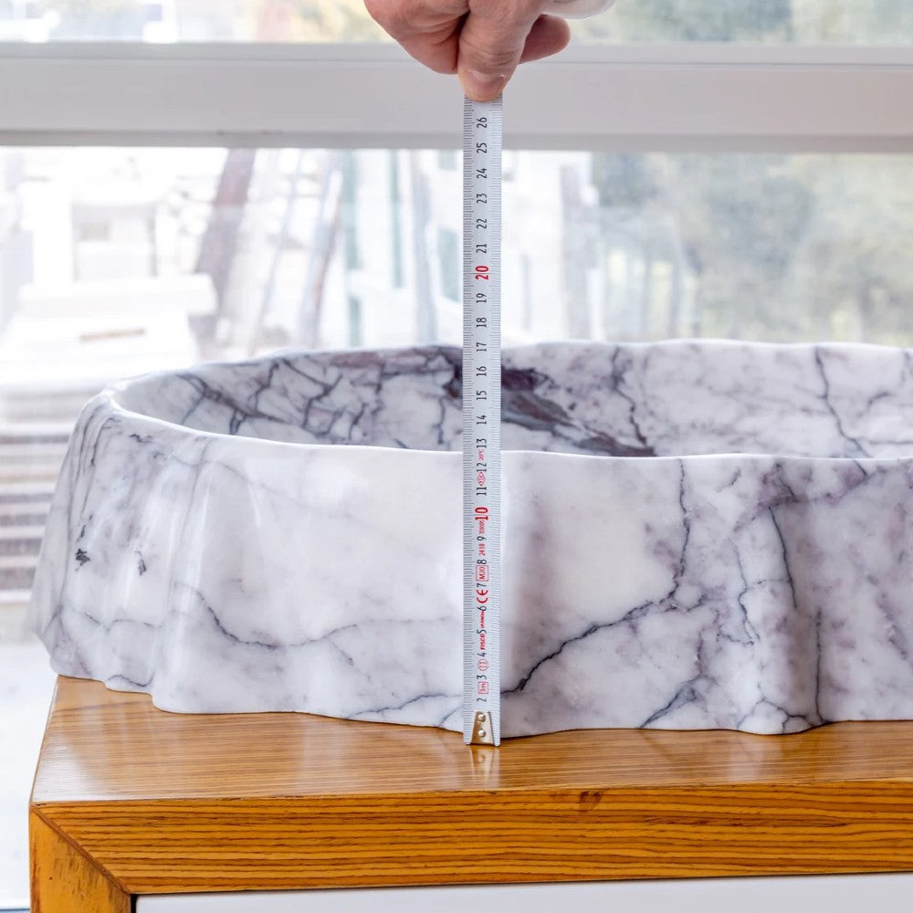 New York Marble Artistic Vessel Sink Polished (W)16