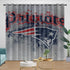 New England Patriots Curtains Blackout Window Drapes Room Decoration