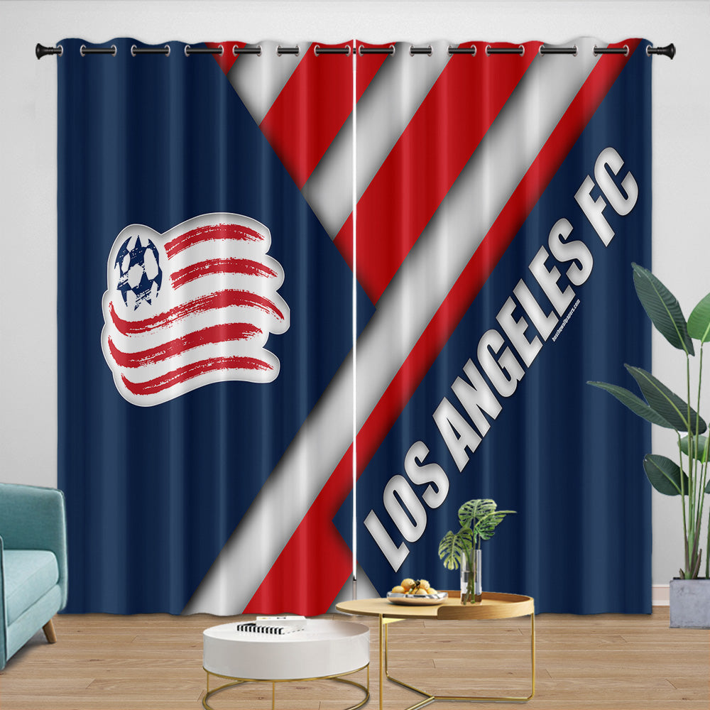 New England Revolution Curtains Blackout Window Drapes Room Decoration