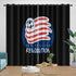 New England Revolution Curtains Blackout Window Drapes Room Decoration