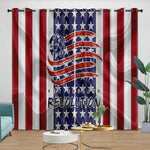 New England Revolution Curtains Blackout Window Drapes Room Decoration