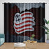 New England Revolution Curtains Blackout Window Drapes Room Decoration