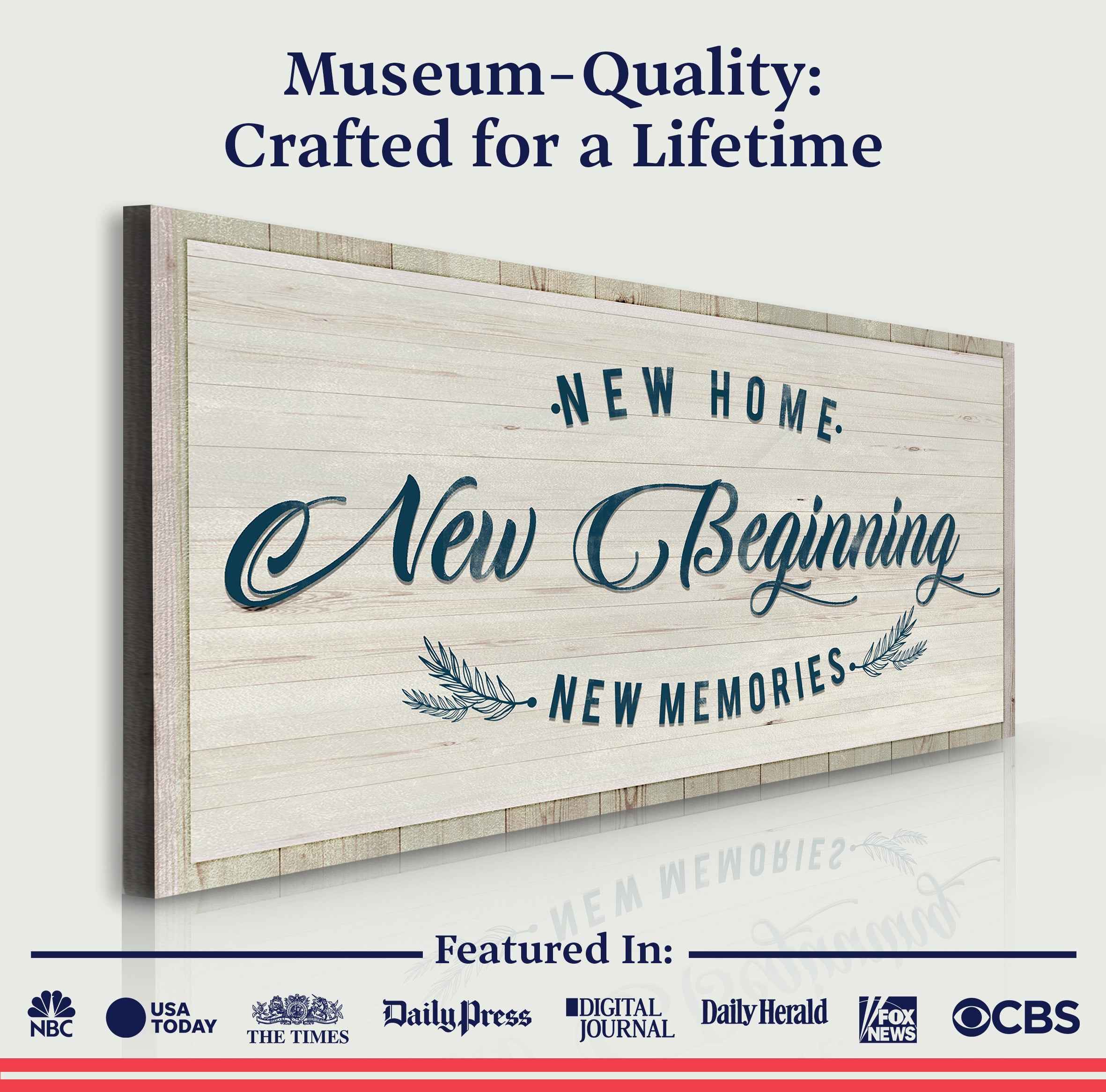 New Home, New Beginning Sign III
