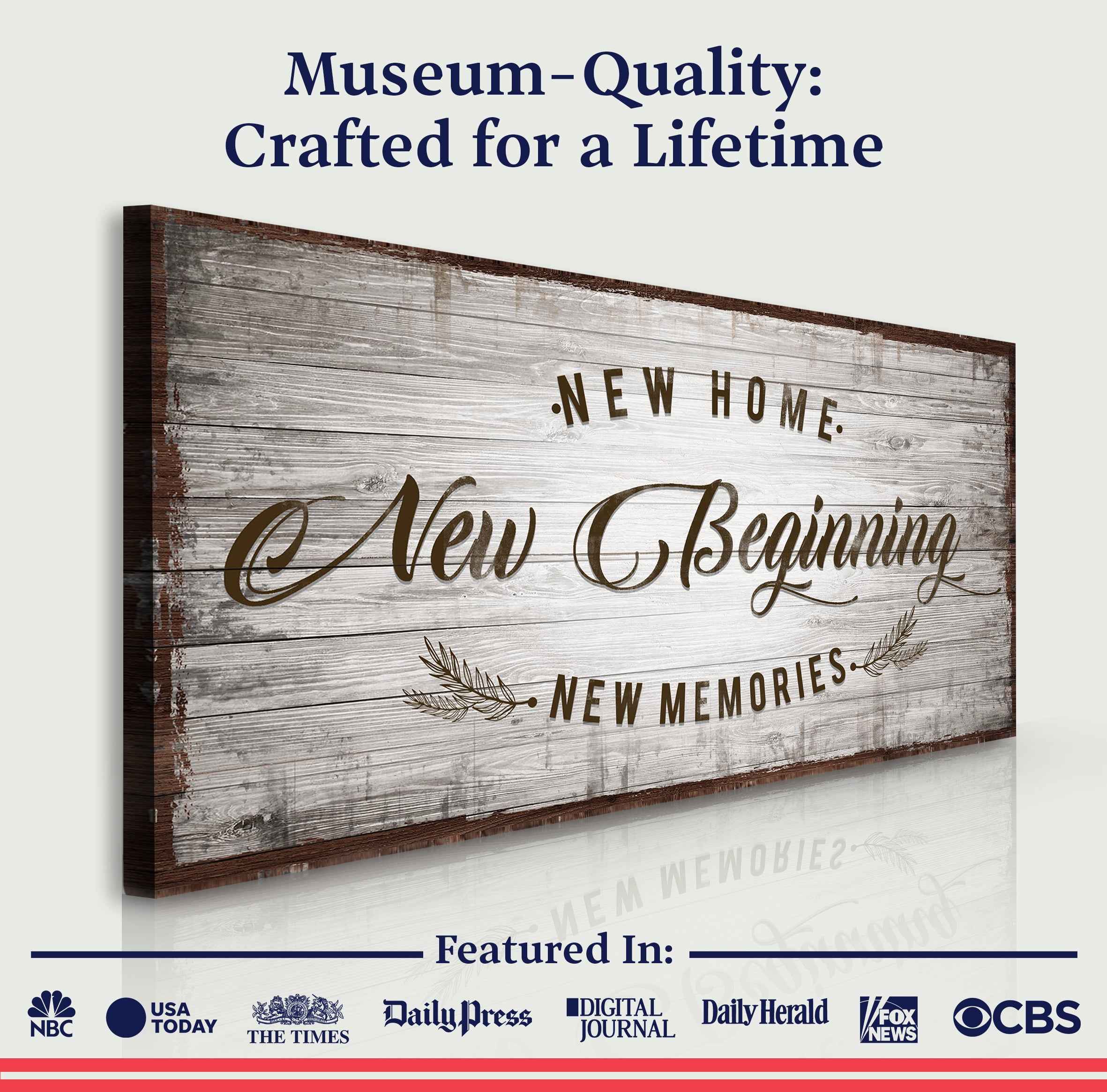 New Home, New Beginning Sign IV