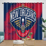 New Orleans Pelicans Curtains Blackout Window Drapes Room Decoration