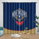 New Orleans Pelicans Curtains Blackout Window Drapes Room Decoration