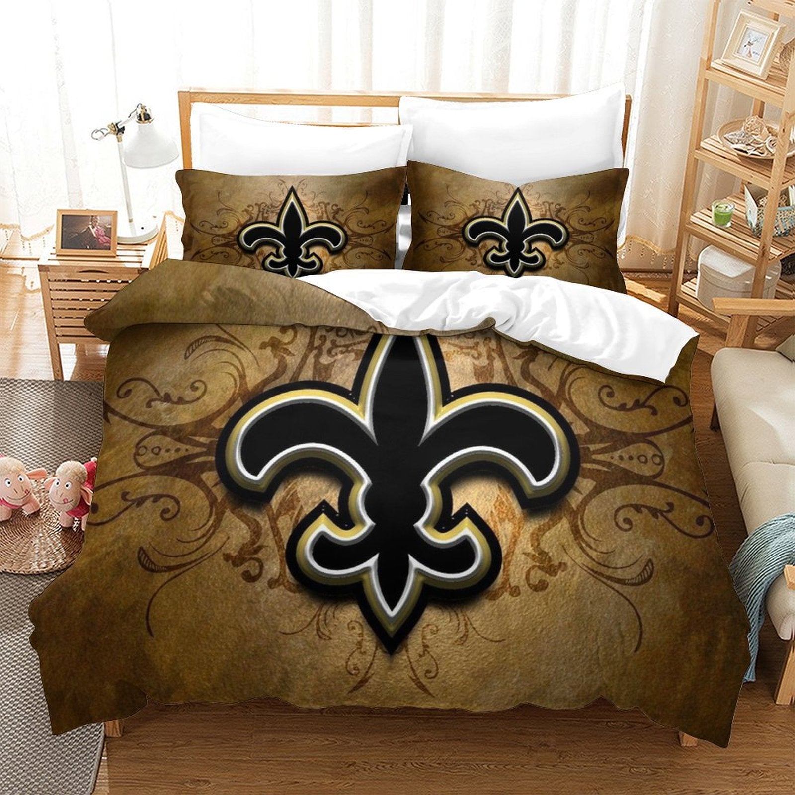 New Orleans Saints Bedding Set Duvet Cover Without Filler