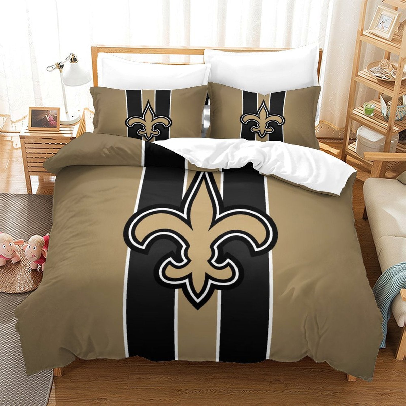 New Orleans Saints Bedding Set Duvet Cover Without Filler