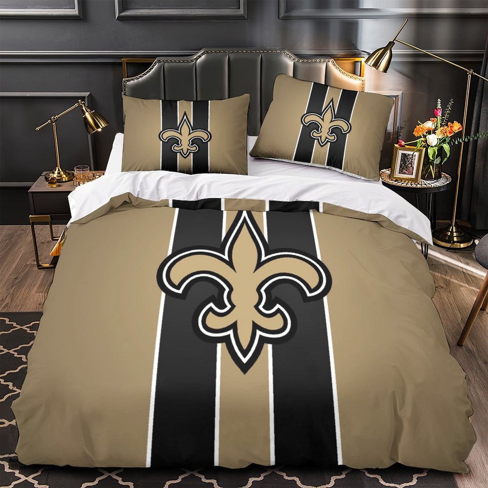 New Orleans Saints Bedding Set Duvet Cover Without Filler