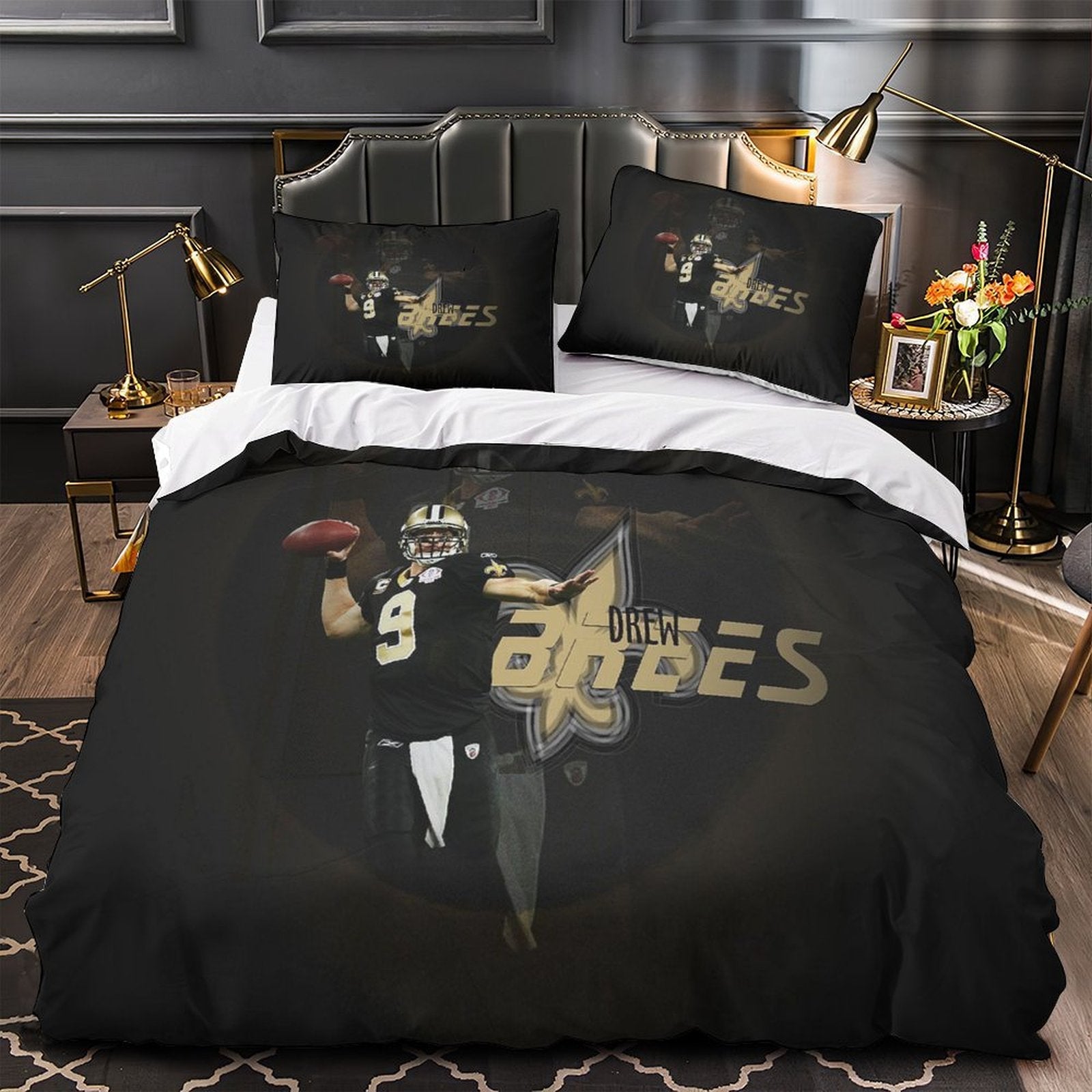 New Orleans Saints Bedding Set Duvet Cover Without Filler
