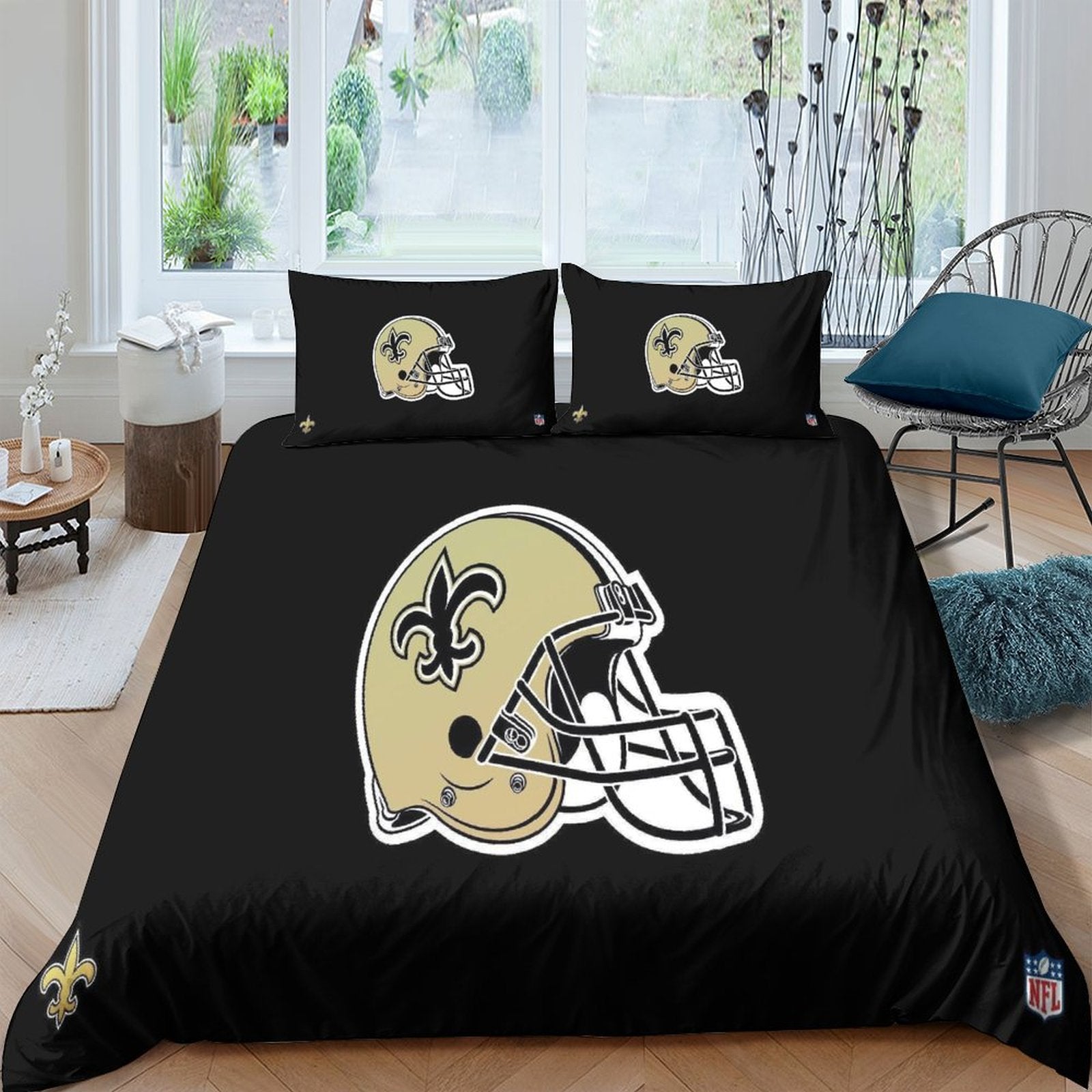 New Orleans Saints Bedding Set Duvet Cover Without Filler