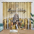 New Orleans Saints Curtains Blackout Window Drapes Room Decoration