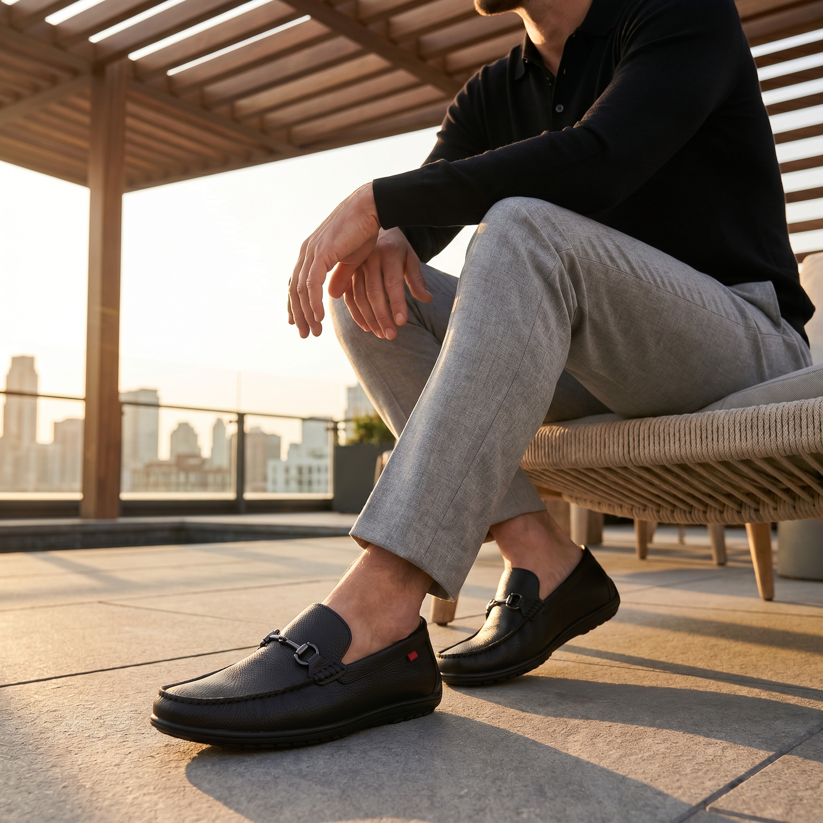 Elliot Rd, Men Buckle Loafers