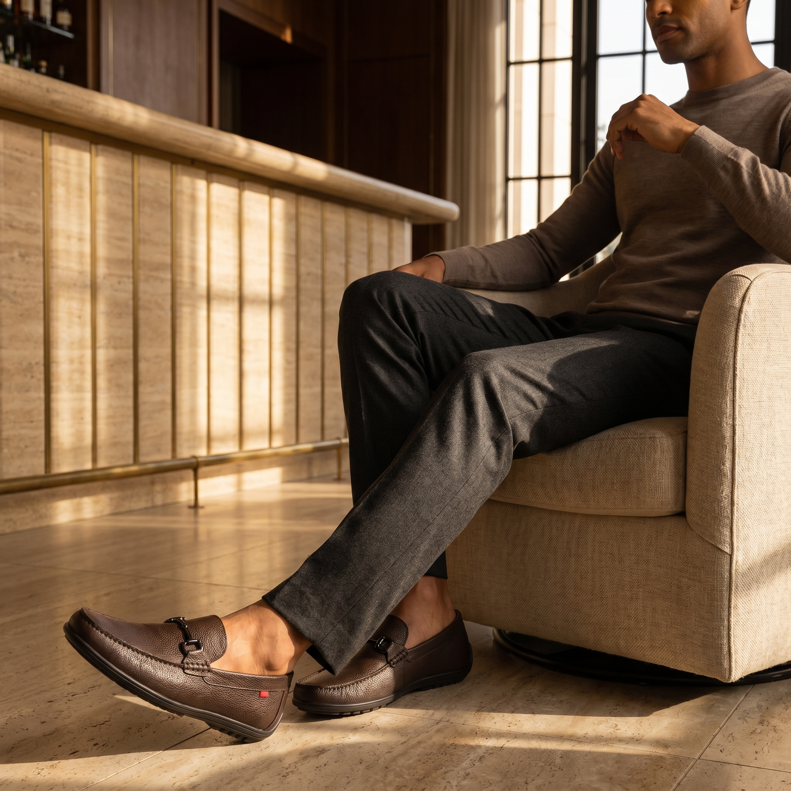 Elliot Rd, Men Buckle Loafers