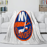 New York Islanders Blanket Flannel Throw Kids Room Decoration