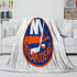 New York Islanders Blanket Flannel Throw Kids Room Decoration