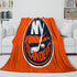 New York Islanders Blanket Flannel Throw Kids Room Decoration