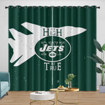 New York Jets Curtains Blackout Window Drapes Room Decoration