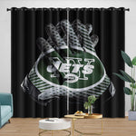 New York Jets Curtains Blackout Window Drapes Room Decoration