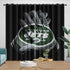 New York Jets Curtains Blackout Window Drapes Room Decoration