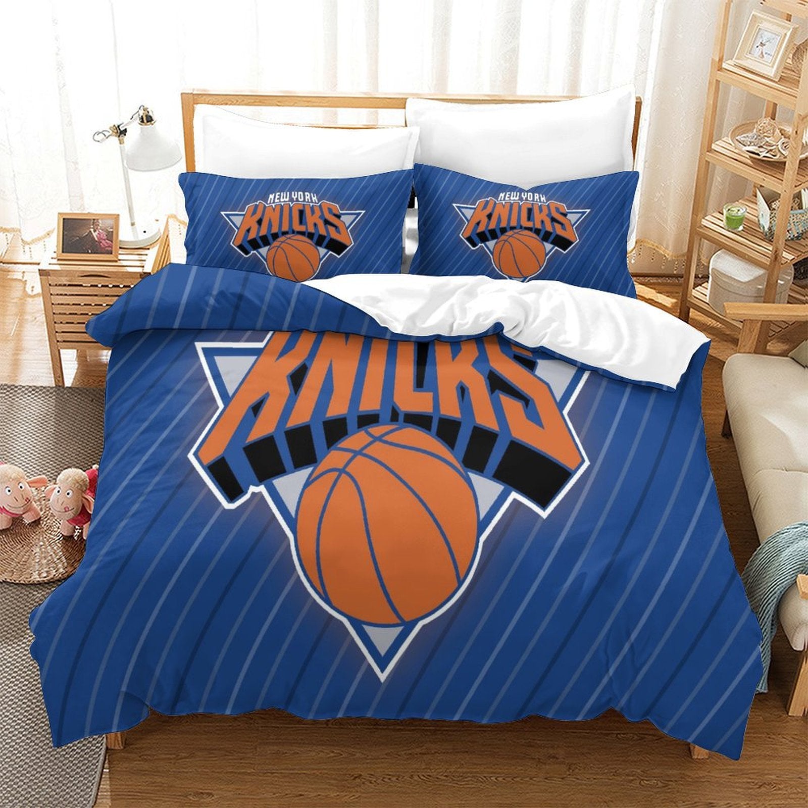 New York Knicks Bedding Set Duvet Cover Without Filler