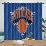 New York Knicks Curtains Blackout Window Drapes Room Decoration