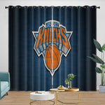 New York Knicks Curtains Blackout Window Drapes Room Decoration