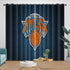 New York Knicks Curtains Blackout Window Drapes Room Decoration