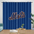 New York Mets Curtains Blackout Window Drapes Room Decoration