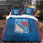 New York Rangers Bedding Set Quilt Duvet Cover Without Filler
