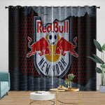 New York Red Bulls Curtains Blackout Window Drapes Room Decoration