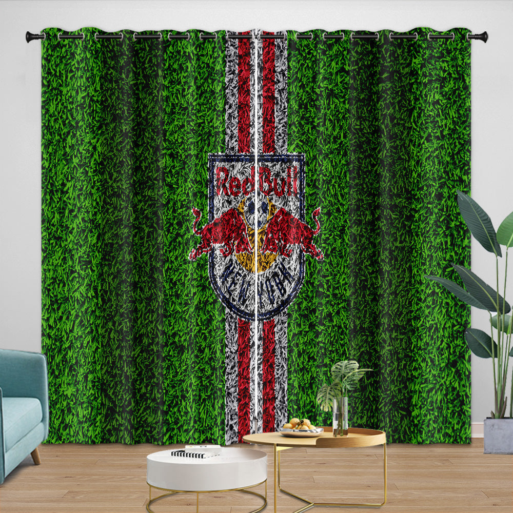 New York Red Bulls Curtains Blackout Window Drapes Room Decoration