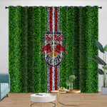 New York Red Bulls Curtains Blackout Window Drapes Room Decoration